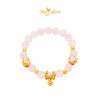 MASDORA 999 Gold Bracelet Rantai Tangan Emas ~ Stretchable Crystal Beads Charm (EMAS 999/24K)