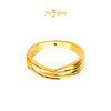 MASDORA 916 Gold Ring Rings Cincin Emas ~ HG Two Layer Mobius (EMAS 916/22K)