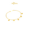 MASDORA 916 Gold Bracelet Rantai Tangan Emas ~ HG Clover Fluffy Chain (EMAS 916/22K)