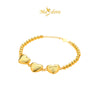 MASDORA 916 Gold Bracelet Rantai Tangan Emas ~ HG Triple Wave Boba (EMAS 916/22K)