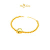 MASDORA 916 Gold Bracelet Rantai Tangan Emas ~ Hg Shiny Fluffy Boba (EMAS 916/22K)