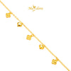 MASDORA 916 Gold Bracelet Rantai Tangan Emas ~ HG Clover Fluffy Chain (EMAS 916/22K)