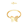 MASDORA 916 Gold Ring Rings Cincin Emas ~ Vast Sparkling Butterfly (EMAS 916/22K)