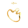MASDORA 916 Gold Ring Rings Cincin Emas ~ Golden Zigzag Sway (EMAS 916/22K)
