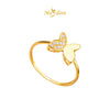 MASDORA 916 Gold Ring Rings Cincin Emas ~ Vast Sparkling Butterfly (EMAS 916/22K)