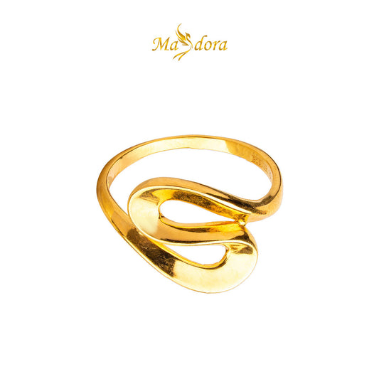 MASDORA 916 Gold Ring Rings Cincin Emas ~ Chunky Charming Sway (EMAS 916/22K)
