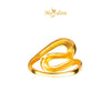 MASDORA 916 Gold Ring Rings Cincin Emas ~ Chunky Charming Sway (EMAS 916/22K)