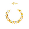 MASDORA 916 Gold Bracelet Rantai Tangan Emas ~ Duotone Double Sided Sincero (EMAS 916/22K)