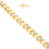 MASDORA 916 Gold Bracelet Rantai Tangan Emas ~ Duotone Double Sided Sincero (EMAS 916/22K)