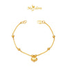 MASDORA 916 Gold Bracelet Rantai Tangan Emas ~ Modern Fluffy Love Boba (EMAS 916/22K)