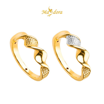 MASDORA 916 Gold Ring Rings Cincin Emas ~ HG Twisted Lamina (EMAS 916/22K)