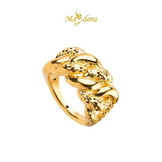 MASDORA 916 Gold Ring Rings Cincin Emas ~ HG Golden Adira Cutting (EMAS 916/22K)