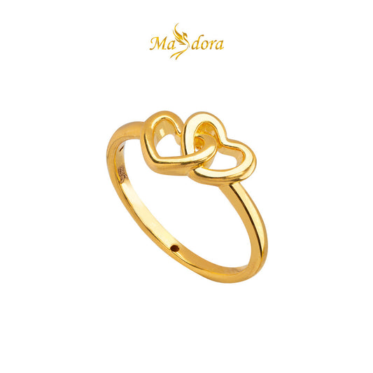 MASDORA 916 Gold Ring Rings Cincin Emas ~ HG New Double Sincero (EMAS 916/22K)