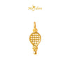 MASDORA 916 Gold Pendant Loket Emas ~ HG Golden Tennis Racket (EMAS 916/22K)
