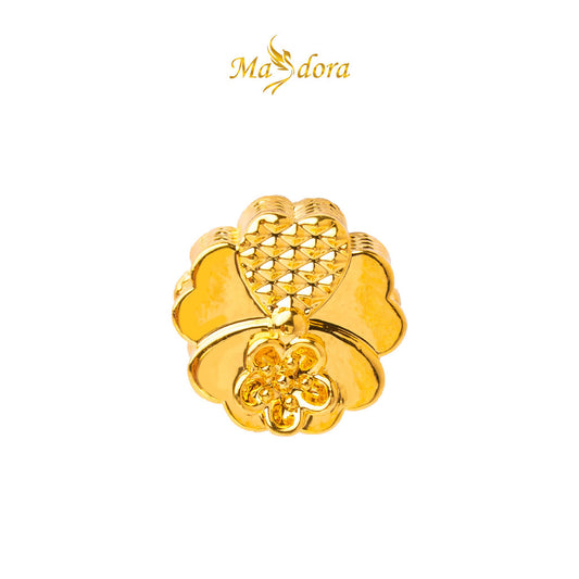 MASDORA 916 Gold Pendant Loket Emas ~ HG Lucky Rose (EMAS 916/22K)