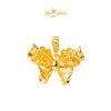 MASDORA 916 Gold Pendant Loket Emas ~ HG Golden Antique Ruffle (EMAS 916/22K)
