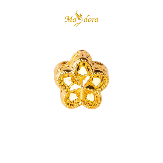 MASDORA 916 Gold Beads Bead Emas ~ HG Pointy Star Sakura (EMAS 916/22K)