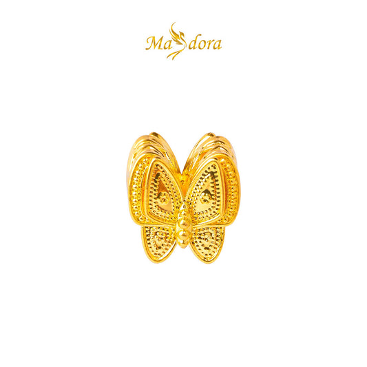 MASDORA 916 Gold Beads Bead Emas ~ HG Flora Flappy Butterfly (EMAS 916/22K)