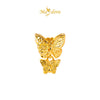 MASDORA 916 Gold Beads Bead Emas ~ HG Flora Flappy Butterfly (EMAS 916/22K)