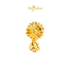 MASDORA 916 Gold Beads Bead Emas ~ HG Golden Plain Dangle Daisy (EMAS 916/22K)