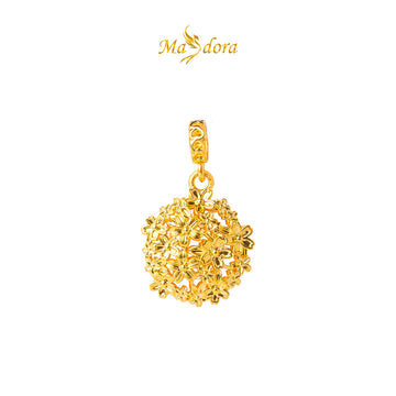 MASDORA 916 Gold Pendant Loket Emas ~ HG Sakura Daisy Ornament (EMAS 916/22K)