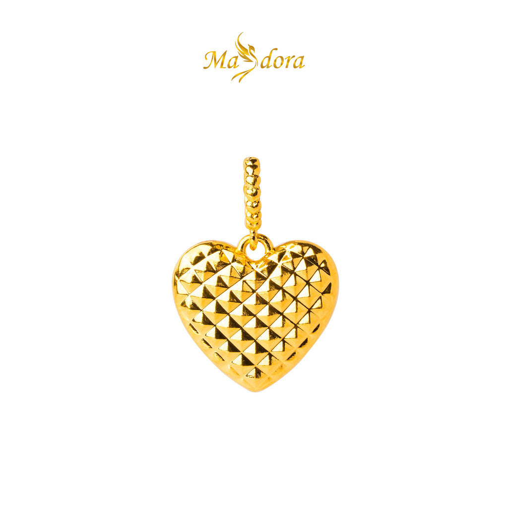 MASDORA 916 Gold Pendant Loket Emas ~ HG Flat Fluffy Clingy (EMAS 916/22K)