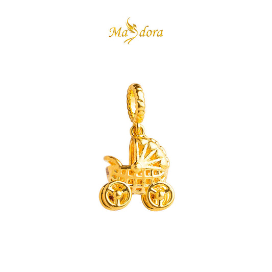 MASDORA 916 Gold Pendant Loket Emas ~ HG Minimalist Stroller (EMAS 916/22K)