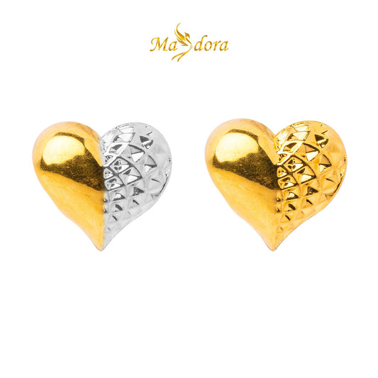 MASDORA 916 Gold Beads Bead Emas ~ HG Half Hearted (EMAS 916/22K)