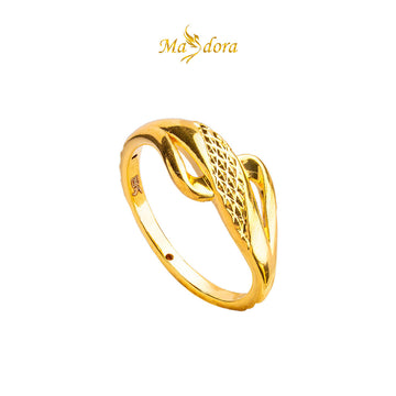 MASDORA 916 Gold Ring Rings Cincin Emas ~ HG Mini Split Cutting (EMAS 916/22K)