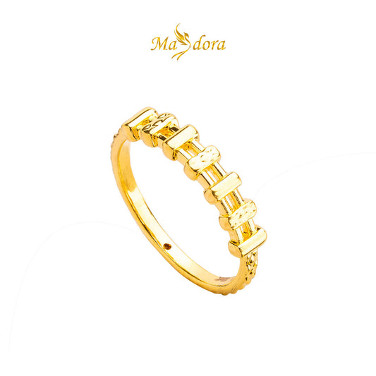 MASDORA 916 Gold Ring Rings Cincin Emas ~ HG Golden Rail Cutting (EMAS 916/22K)