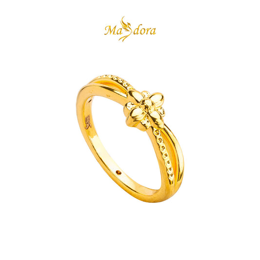 MASDORA 916 Gold Ring Rings Cincin Emas ~ HG Golden Jasmine (EMAS 916/22K)