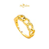 MASDORA 916 Gold Ring Rings Cincin Emas ~ HG Oval Chain Cutting (EMAS 916/22K)