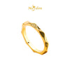 MASDORA 916 Gold Ring Rings Cincin Emas ~ HG Golden Poligonal Cutting (EMAS 916/22K)