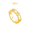 MASDORA 916 Gold Ring Rings Cincin Emas ~ HG Golden Lucky Band (EMAS 916/22K)