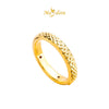 MASDORA 916 Gold Ring Rings Cincin Emas ~ HG Golden Half Cutting Band (EMAS 916/22K)