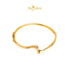 MASDORA 916 Gold Bangle Gelang Tangan Emas ~ Golden Chunky Sway (EMAS 916/22K)