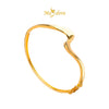 MASDORA 916 Gold Bangle Gelang Tangan Emas ~ Golden Chunky Sway (EMAS 916/22K)