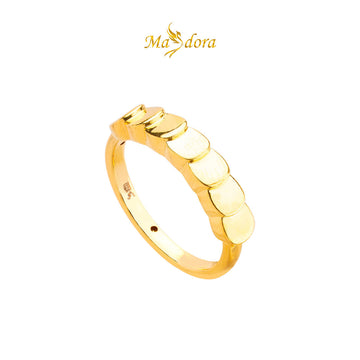 MASDORA 916 Gold Ring Rings Cincin Emas ~ HG Golden Thickened Droplets (EMAS 916/22K)