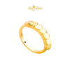 MASDORA 916 Gold Ring Rings Cincin Emas ~ HG Golden Thickened Droplets (EMAS 916/22K)