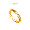 MASDORA 916 Gold Ring Rings Cincin Emas ~ HG Golden Hardware Paperclip (EMAS 916/22K)