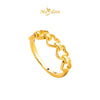 MASDORA 916 Gold Ring Rings Cincin Emas ~ HG Golden Linked Sincero (EMAS 916/22K)