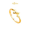 MASDORA 916 Gold Ring Rings Cincin Emas ~ HG Golden Sharpie Heartbeat (EMAS 916/22K)