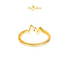 MASDORA 916 Gold Ring Rings Cincin Emas ~ HG Golden Sharpie Heartbeat (EMAS 916/22K)