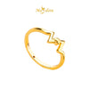 MASDORA 916 Gold Ring Rings Cincin Emas ~ HG Golden Sharpie Heartbeat (EMAS 916/22K)