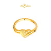 MASDORA 916 Gold Ring Rings Cincin Emas ~ HG Golden Hanker Love (EMAS 916/22K)