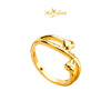 MASDORA 916 Gold Ring Rings Cincin Emas ~ HG Acute Double Love (EMAS 916/22K)