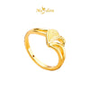 MASDORA 916 Gold Ring Rings Cincin Emas ~ HG Golden Hanker Love (EMAS 916/22K)