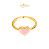 MASDORA 916 Gold Ring Rings Cincin Emas ~ HG 3D Love Rope (Pink) (EMAS 916/22K)