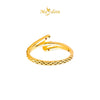 MASDORA 916 Gold Ring Rings Cincin Emas ~ HG Golden Flipped Sway (EMAS 916/22K)
