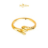 MASDORA 916 Gold Ring Rings Cincin Emas ~ HG Golden Flipped Sway (EMAS 916/22K)